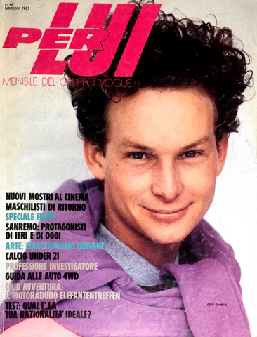 PER LUI Magazine February 1987 CLINT OWENS Mario Testino