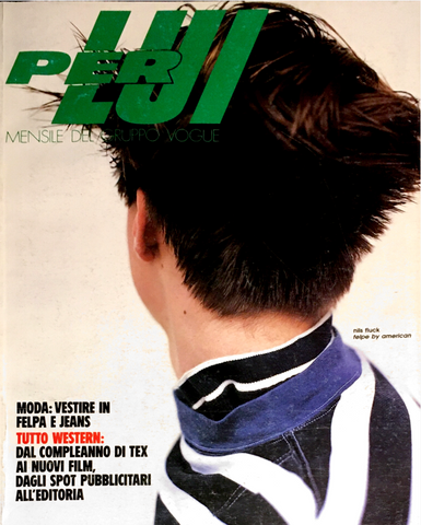 PER LUI Magazine February 1988 NILS FLUCK Michael Halsband BOB FRAME Supplement