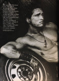 PER LUI Magazine 1985 FRED WITH TIRES & I Ragazzi del Body Shop HERB RITTS
