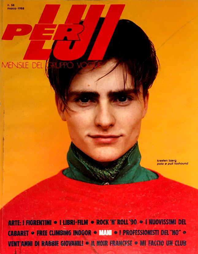 PER LUI Magazine March 1988 KRESTEN BJERG Paul Morrissey KOTO BOLOFO