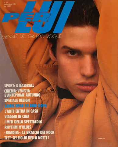 PER LUI Magazine September 1985 MIKE HILL Nick Kamen JENY HOWORT Ty Jeffreys