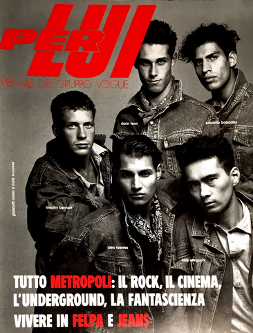 PER LUI Magazine September 1988 DARIN FENN Jairo Fuentes TIMOTHY BENNETT Supplement