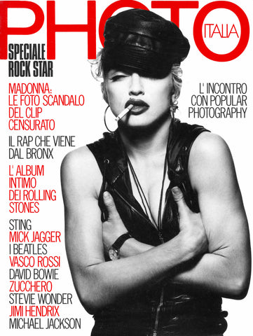 PHOTO Italia Magazine May 1991 MADONNA Tony Ward HERB RITTS