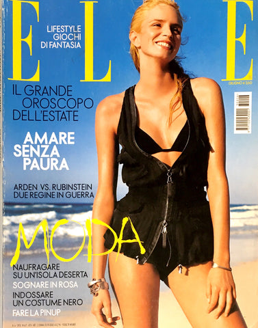 ELLE Magazine Italia June 2003 RENEE LACOMBE Helena Christensen AURELIE CLAUDEL