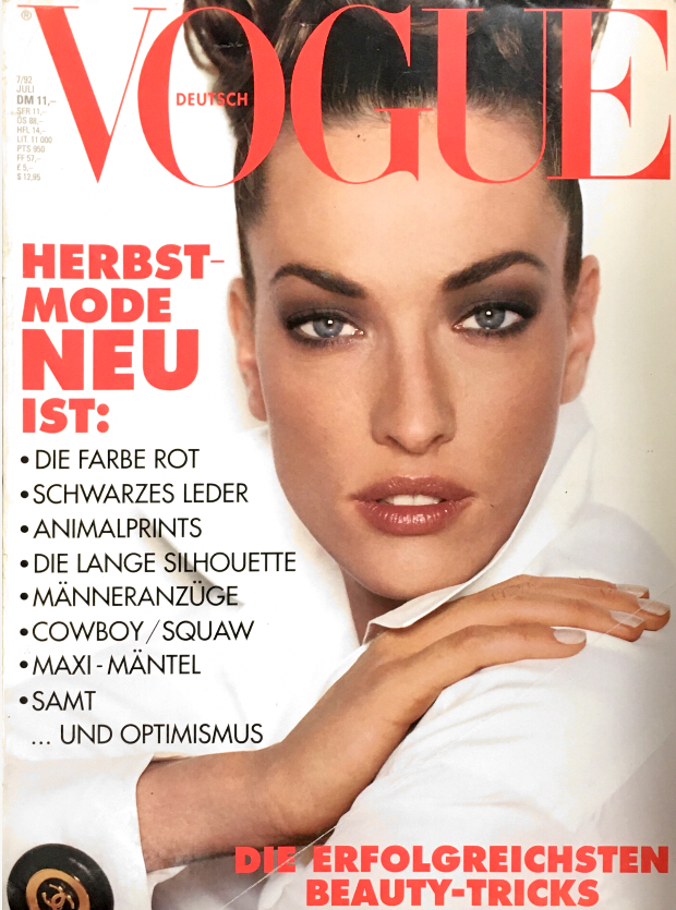 VOGUE Germany Magazine July 1992 TATJANA PATITZ Yasmin Le Bon KAREN MULDER