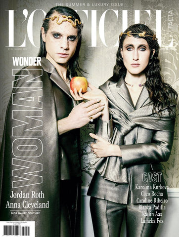 L'OFFICIEL Magazine ITALIA June 2020 JORDAN ROTH Anna Cleveland CAROLINE RIBEIRO