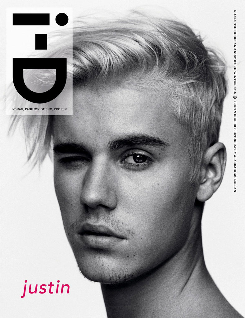 iD I-D Magazine Winter 2015 JUSTIN BIEBER Lucky Blue Smith NICK JONAS Lexi Boling