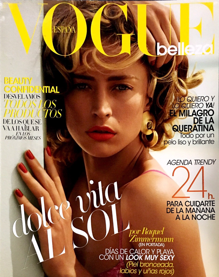 VOGUE Belleza Spain Magazine #46 RAQUEL ZIMMERMANN by JOSH OLINS