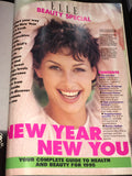 ELLE Magazine UK January 1995 KAREN MULDER Yasmeen Ghauri BRIDGET MOYNAHAN Gisele Zelauy