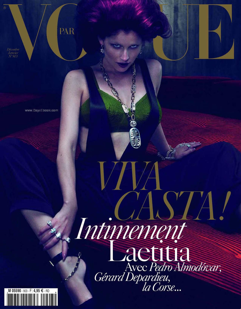 VOGUE Magazine Paris December 2009 LAETITIA CASTA Bianca Balti LARA STONE Bruce Weber