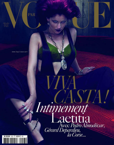 VOGUE Paris Magazine December 2009 LAETITIA CASTA Bianca Balti LARA STONE Bruce Weber