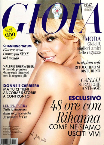 RIHANNA Channing Tatum GIOIA Magazine December 2012