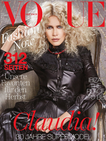 VOGUE Magazine Germany 2017 CLAUDIA SCHIFFER Fernanda Ly HAYETT Sealed