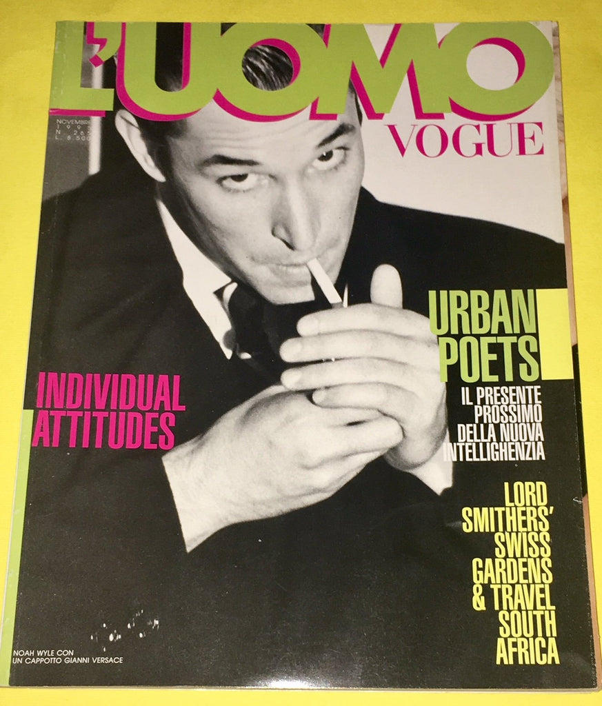 L'Uomo VOGUE Magazine November 1995 NOAH WYLE Bruce Weber JARED LETO