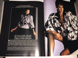 DONNA Magazine Italy April 1985 LYNNE KOESTER Fabrizio Ferri OLIVIERO TOSCANI