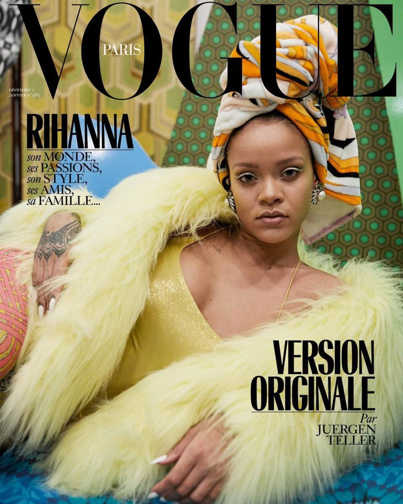 VOGUE Paris Magazine January 2018 RIHANNA Imaan Hammam HIANDRA MARTINEZ Cover 3
