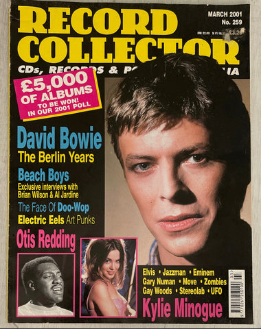DAVID BOWIE Kylie Minogue BEACH BOYS RECORD COLLECTOR Magazine March 2001