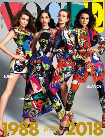 VOGUE Magazine Spain April 2018 LUNA BIJL Yasmin Wijnaldum BIRGIT KOS Blanca Padilla