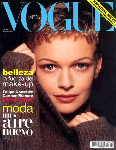 VOGUE Magazine Spain November 1993 SARAH O'HARE Helena Barquilla WAYNE MASER