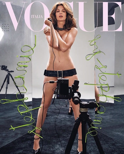 VOGUE Italia Magazine August 2019 STEPHANIE SEYMOUR by Collier Schorr COVER 1