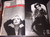 GRAZIA Italia Magazine December 1991 ESTELLE LEFEBURE Isabella Rossellini ANGIE EVERHART