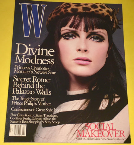 W Magazine February 2001 TASHA TILBERG Stella Tennant EXCELLENT