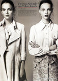 VOGUE Magazine US January 2006 SIENNA MILLER Sasha Pivovarova GEMMA WARD Lisa Cant