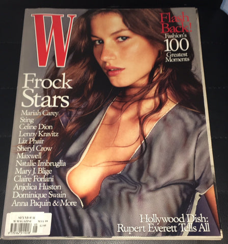 W Magazine May 1999 GISELE BUNDCHEN Rachel Weisz RUPERT EVERETT Lenny Kravitz