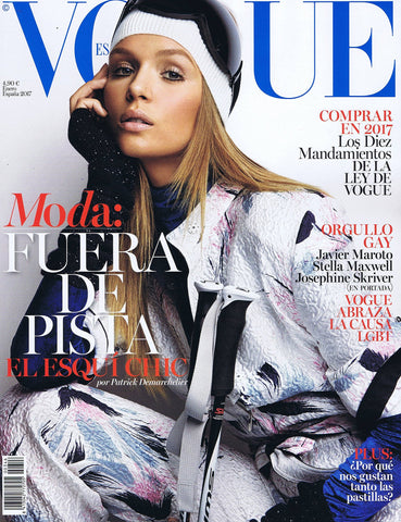 VOGUE Spain Magazine January 2017 JOSEPHINE SKRIVER Stella Maxwell DREE HEMINGWAY