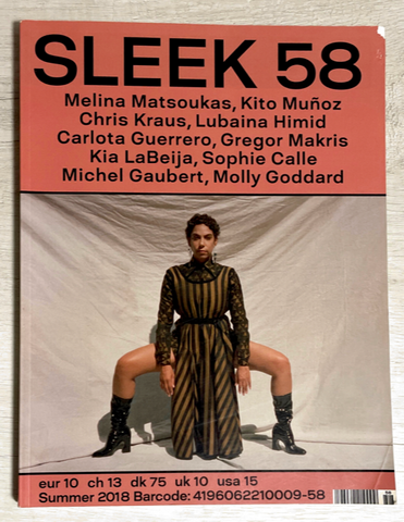 SLEEK 58 Magazine Summer 2018 MELINA MATSOUKAS Caroline Daur  MINERVA PORTILLO