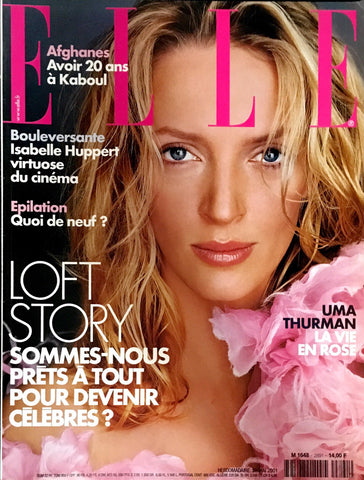 ELLE Magazine France N°2891 May 2001 UMA THURMAN Renske Leunk