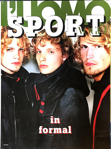 L'UOMO VOGUE Sport Magazine July 2001 Michael Schumacher ALAIN PROST Luca Gadjus