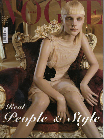 VOGUE Magazine Italia September 2003 JESSICA STAM Cindy Crawford ANGELA LINDVALL