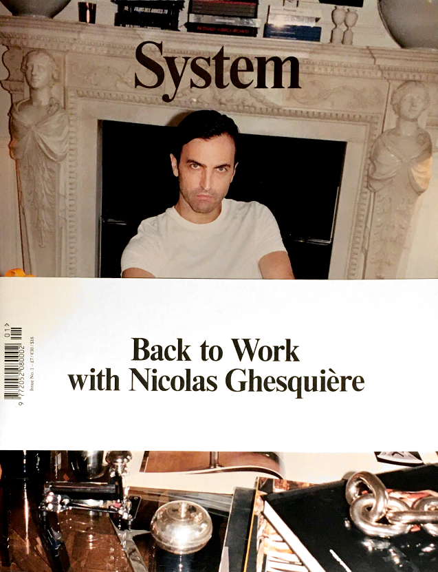 SYSTEM Magazine #1 NICOLAS GHESQUIERE Juergen Teller Andreea Diaconu Spring/Summer 2013