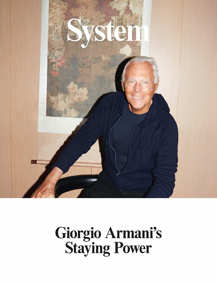 SYSTEM Magazine #5 GIORGIO ARMANI Juergen Teller KATE MOSS Jamie Bochert 2015