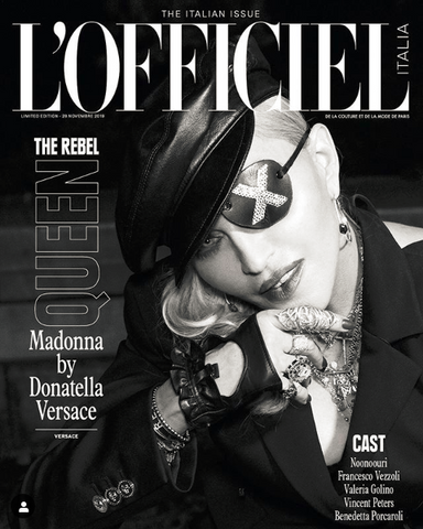 L'OFFICIEL ITALIA Magazine December 2019 MADONNA [ black & white cover ]