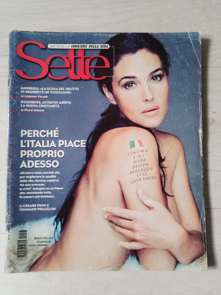 MONICA BELLUCCI Sette Italian One Day Magazine October 2002