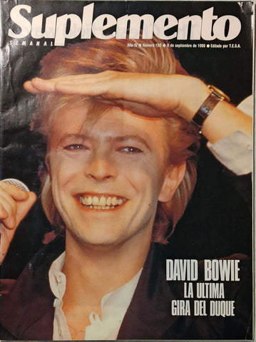 DAVID BOWIE SUPLEMENTO Magazine September 1990