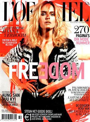 L'OFFICIEL NL Magazine March 2012 HANNA VERBOOM Grace Kelly CARA DELEVINGNE Siri Tollerod
