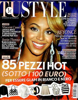 TU STYLE Magazine May 2013 BEYONCE Vincent Cassel LILY COLE Romina Power
