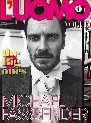L' UOMO VOGUE Magazine January 2012 Michael Fassbender
