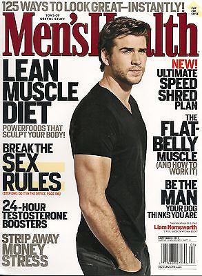 Men's Health Us Magazine September 2012 LIAM HEMSWORTH Hunger Games