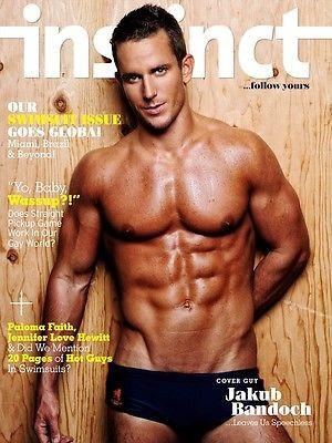 Instinct Magazine March 2013 Swimsuit Issue JAKUB BANDOCH Chris Faluba