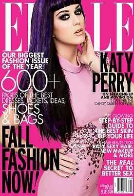 ELLE US Magazine September 2012 KATY PERRY Frankie Rayder RIANNE TEN HAKEN