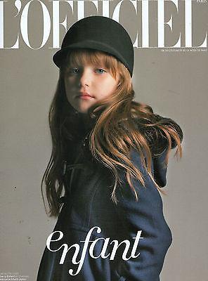 L'OFFICIEL Enfant KIDS Fashion Magazine BAMBINI September 2013 Brand New