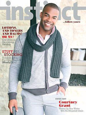 Instinct Magazine 2012 December COURTNEY GRANT Frenchie Davis CARSON KELLEY Gay Int