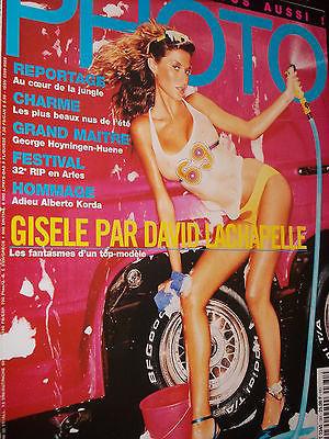 PHOTO PARIS vintage magazine 2001 Gisele Bundchen by David Lachapelle