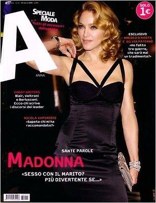 Anna Magazine March 2008 MADONNA Madame X MDNA Amanda Lopez