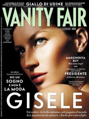 Vanity Fair Italia Magazine April 2013 GISELE BUNDCHEN Robert Downey JR ADAM DRIVER Pierre Niney