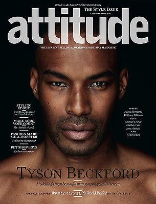 ATTITUDE Magazine September 2012 The Style Issue TYSON BECKFORD Gay int